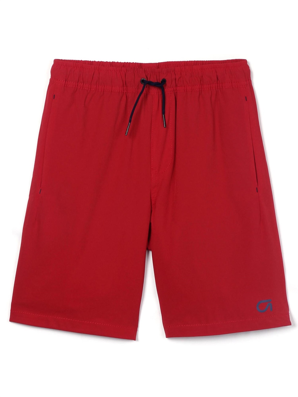 男童裝|鬆緊運動短褲 Gap Fit運動系列-摩登紅色