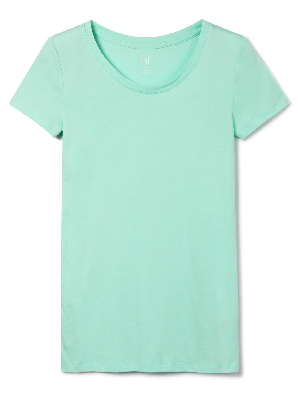 女裝|舒適素色圓領短袖T恤-淺綠色