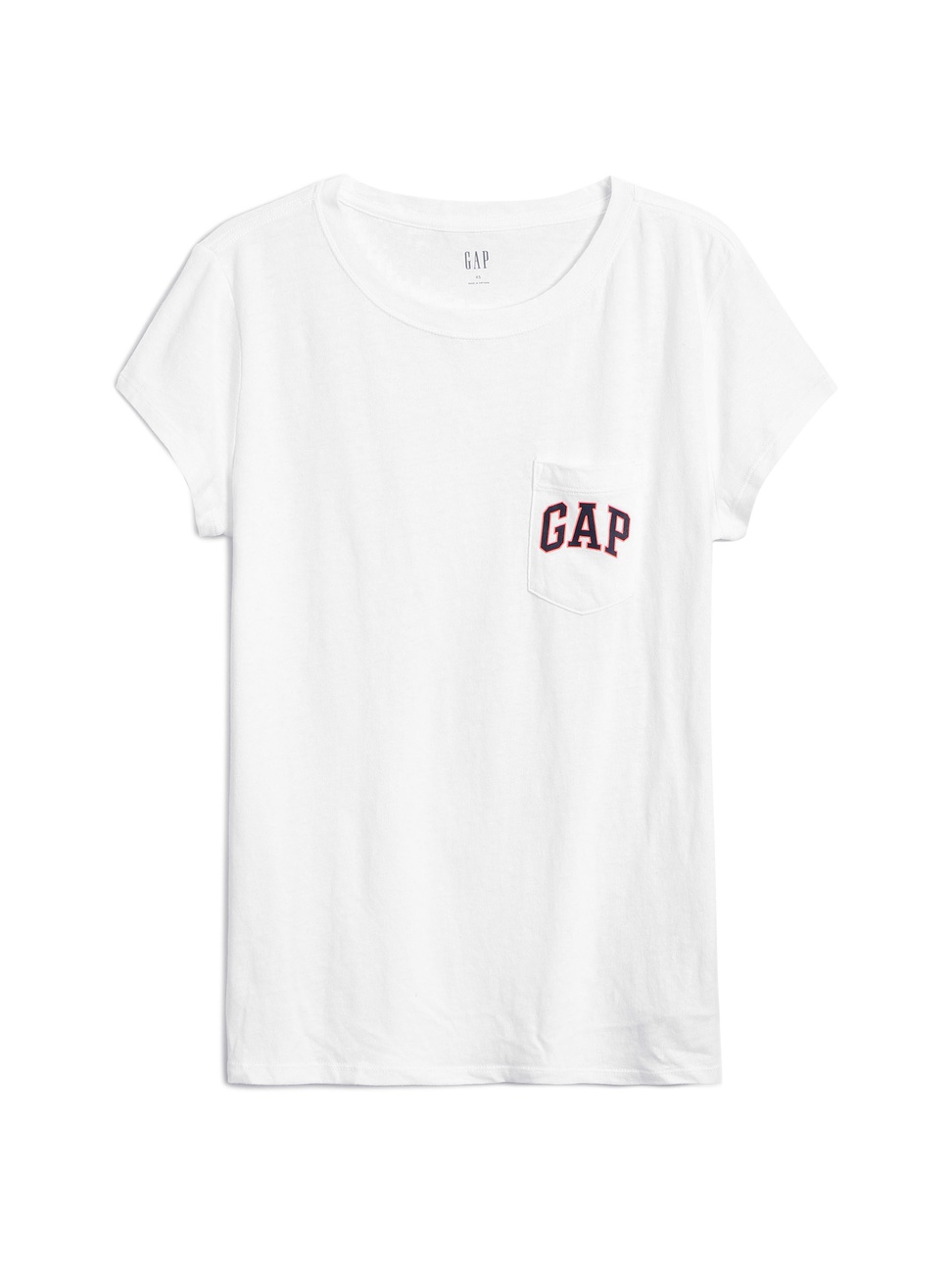 女裝|Logo棉質素色短袖T恤-白顏色