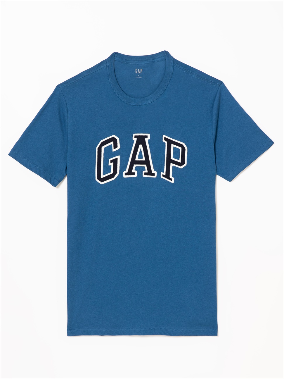 男裝|Logo圓領短袖T恤-海洋靛藍色