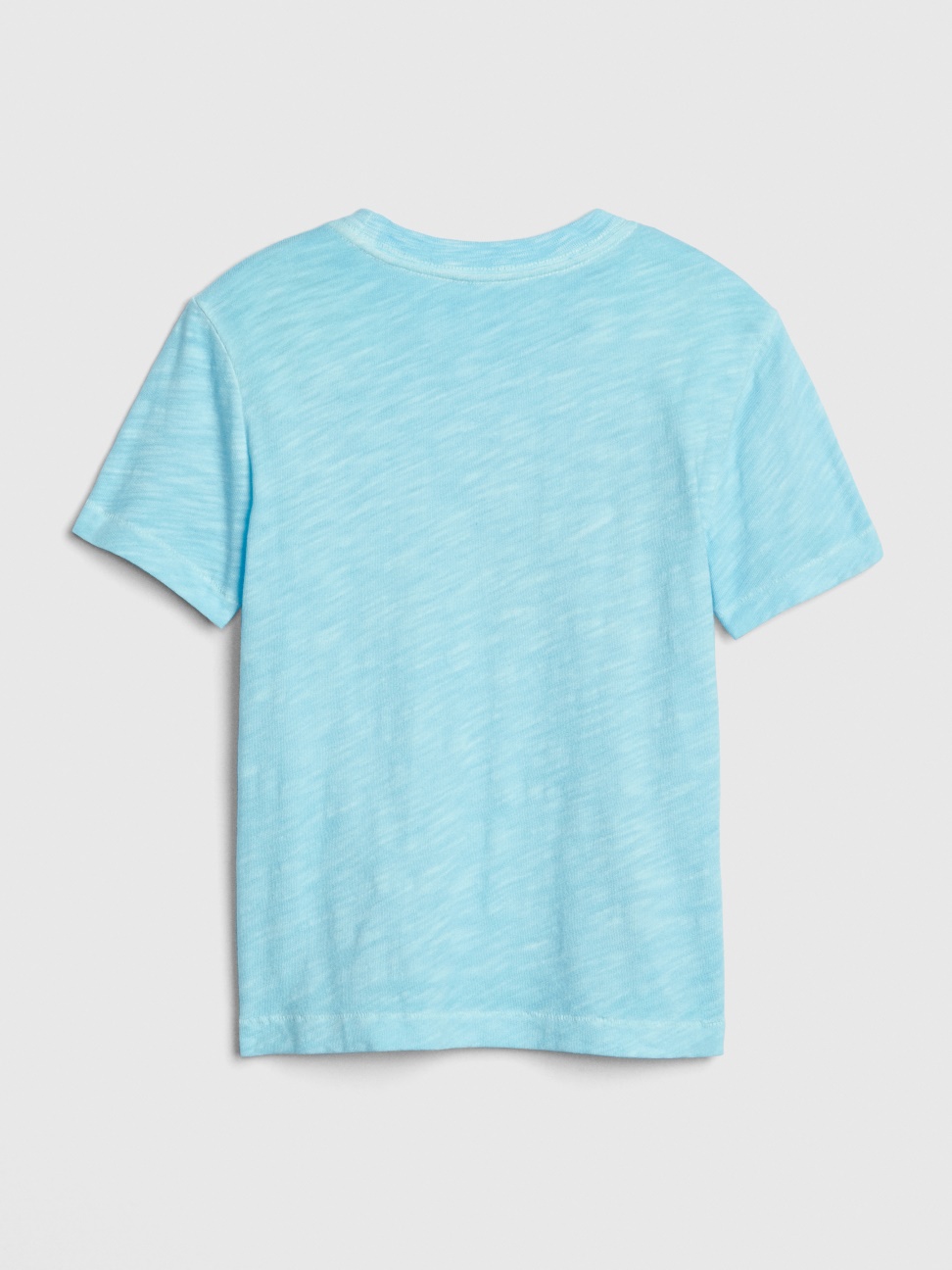 男幼童裝|Logo圓領短袖T恤-藍綠色