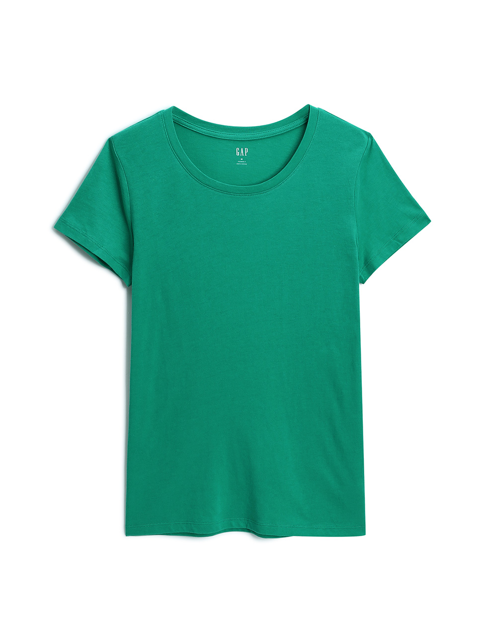女裝|棉質舒適圓領短袖T恤-綠色