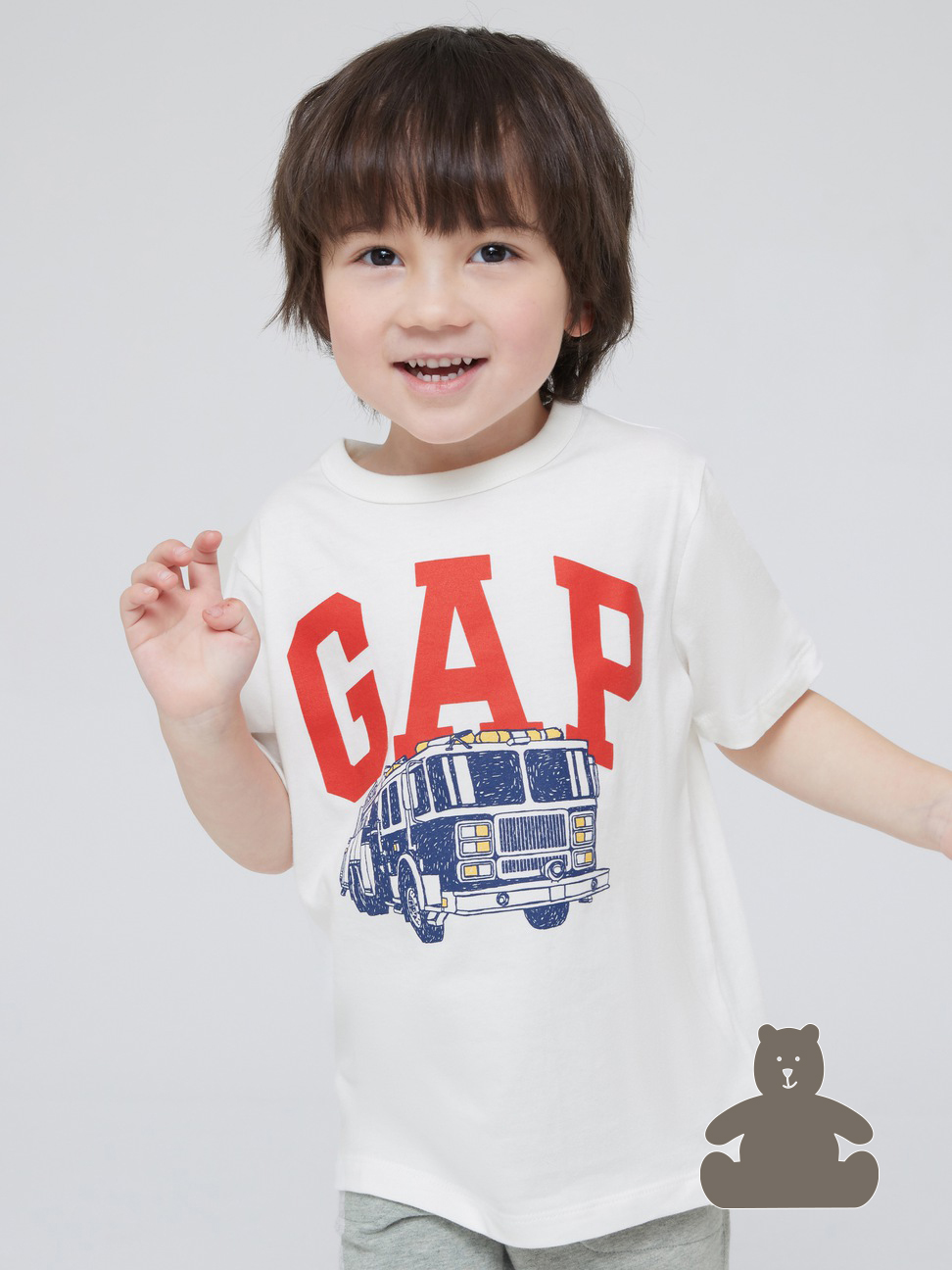男幼童|布萊納系列 Logo童趣圓領短袖T恤
