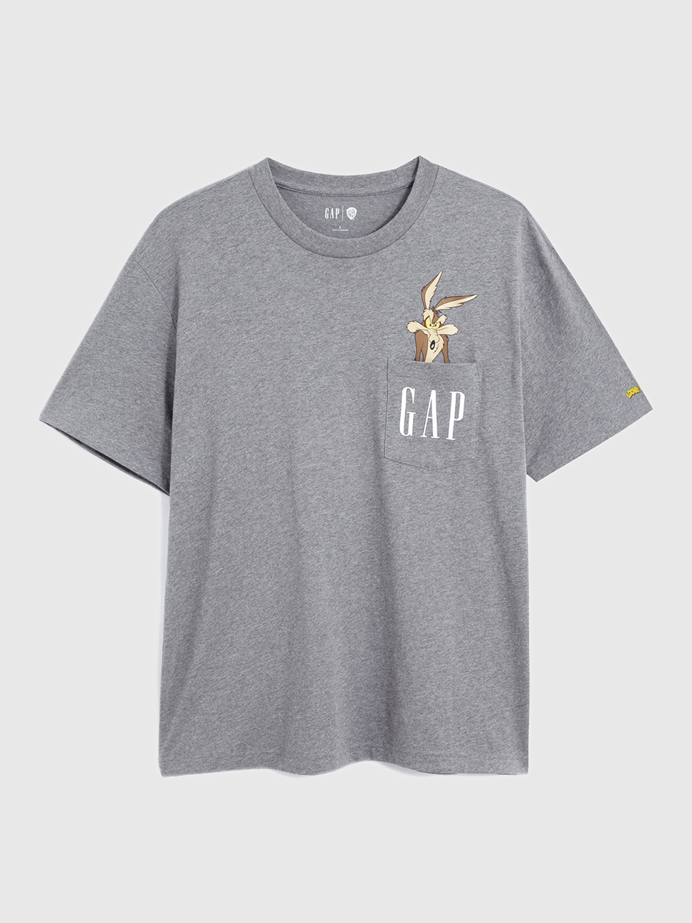 男裝|Gap x Warner Bros聯名 Logo純棉短袖T恤