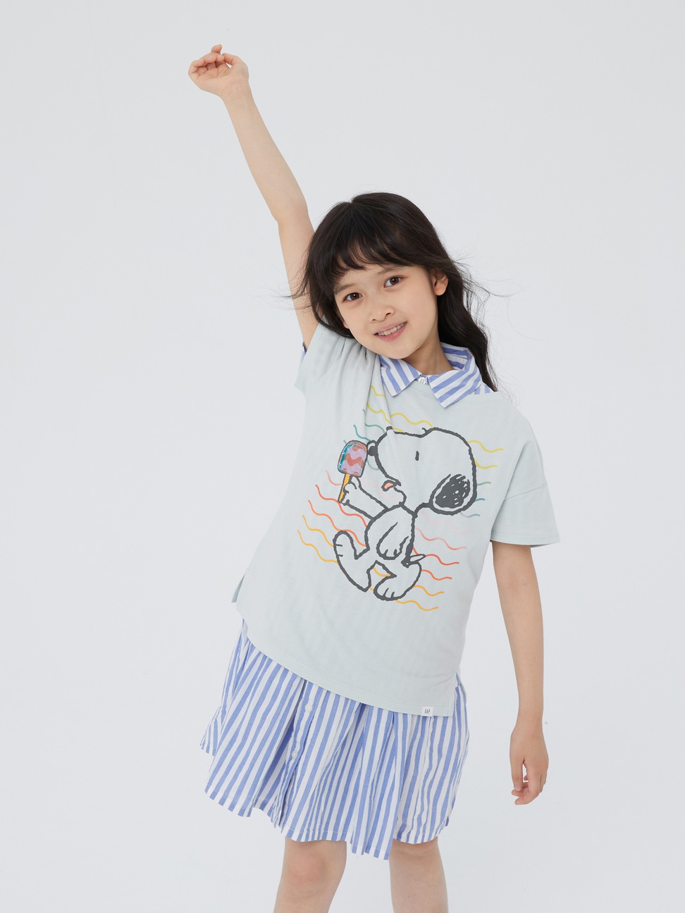 女童|Gap x Snoopy 史努比系列純棉短袖T恤