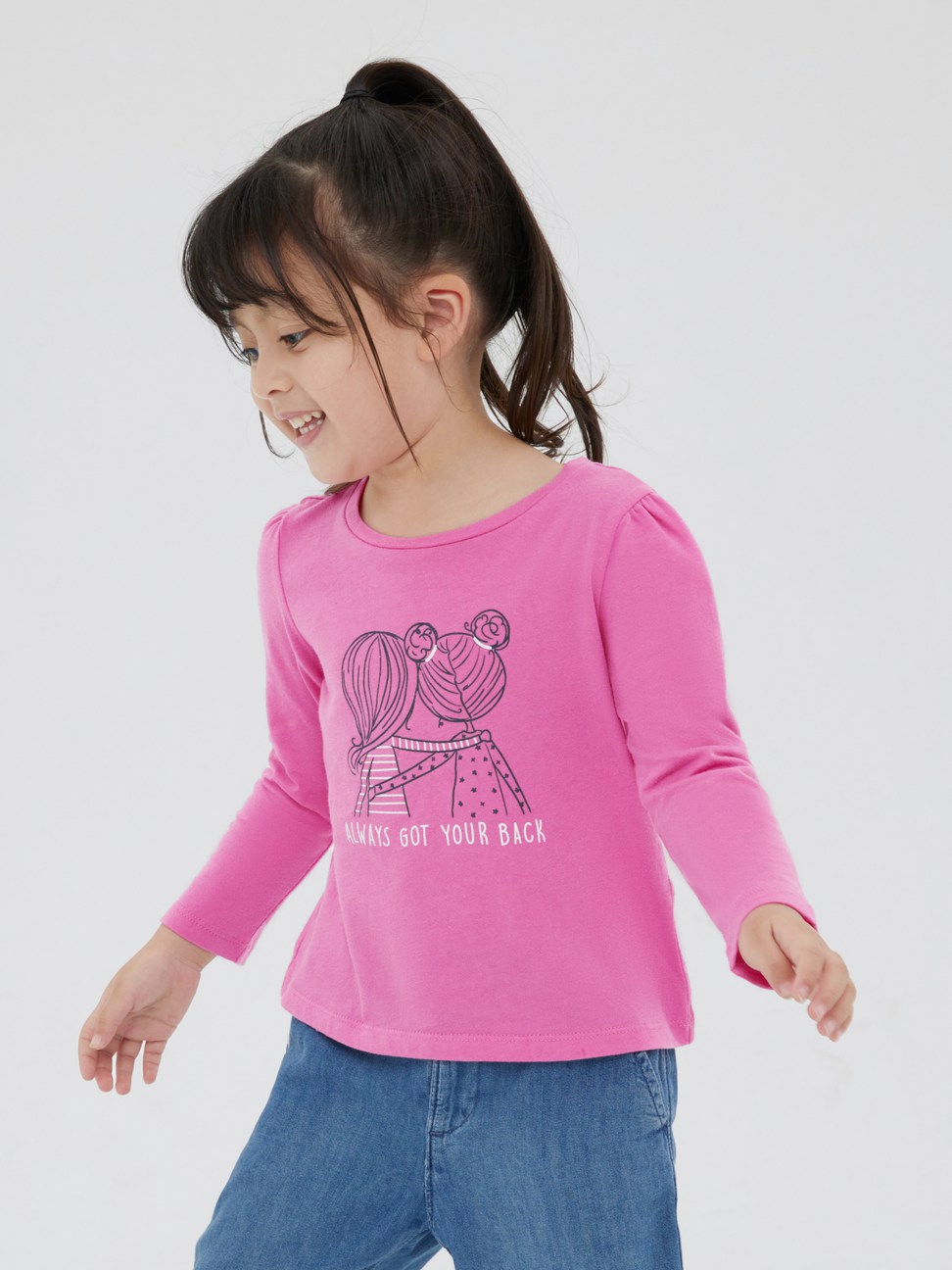 女幼童|布萊納系列 純棉長袖T恤