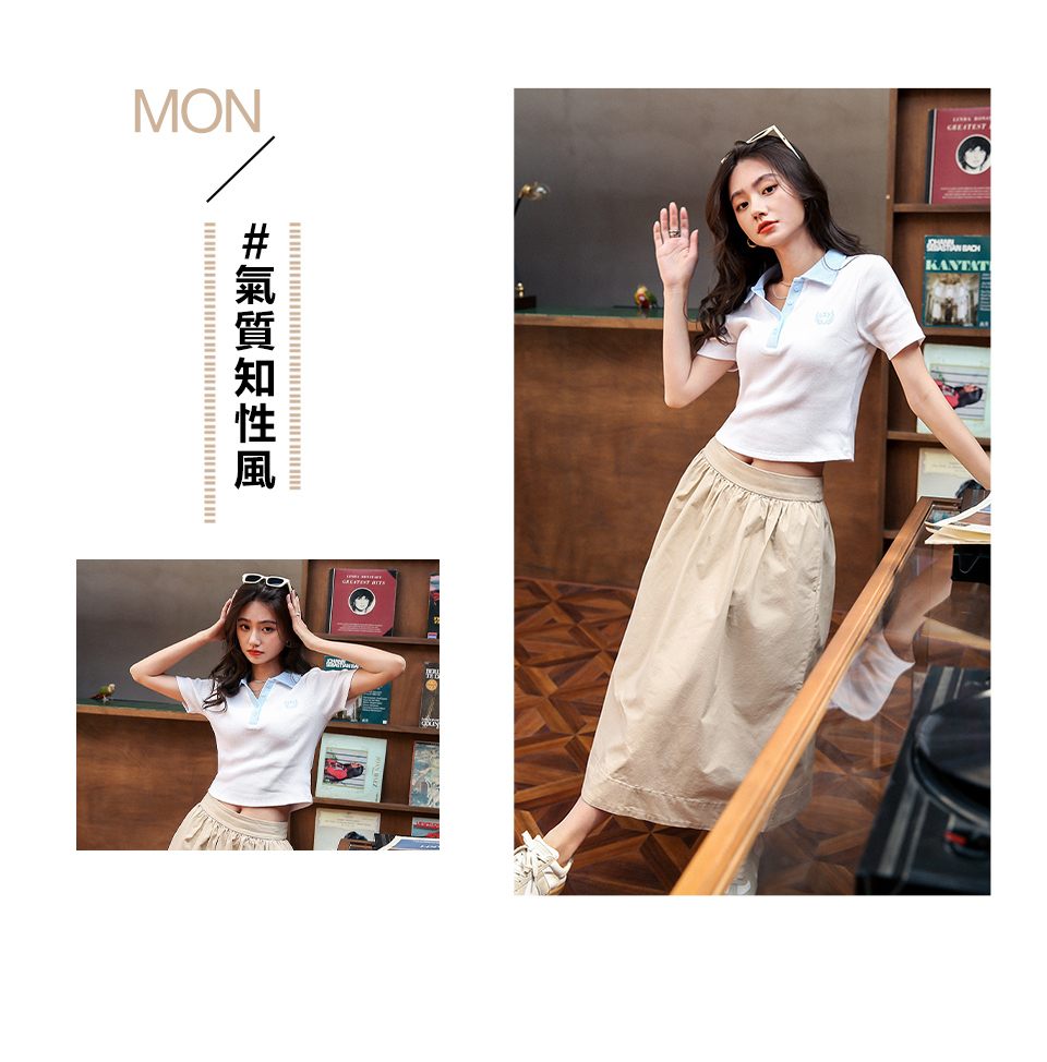 Gap,短版上衣,羅紋T