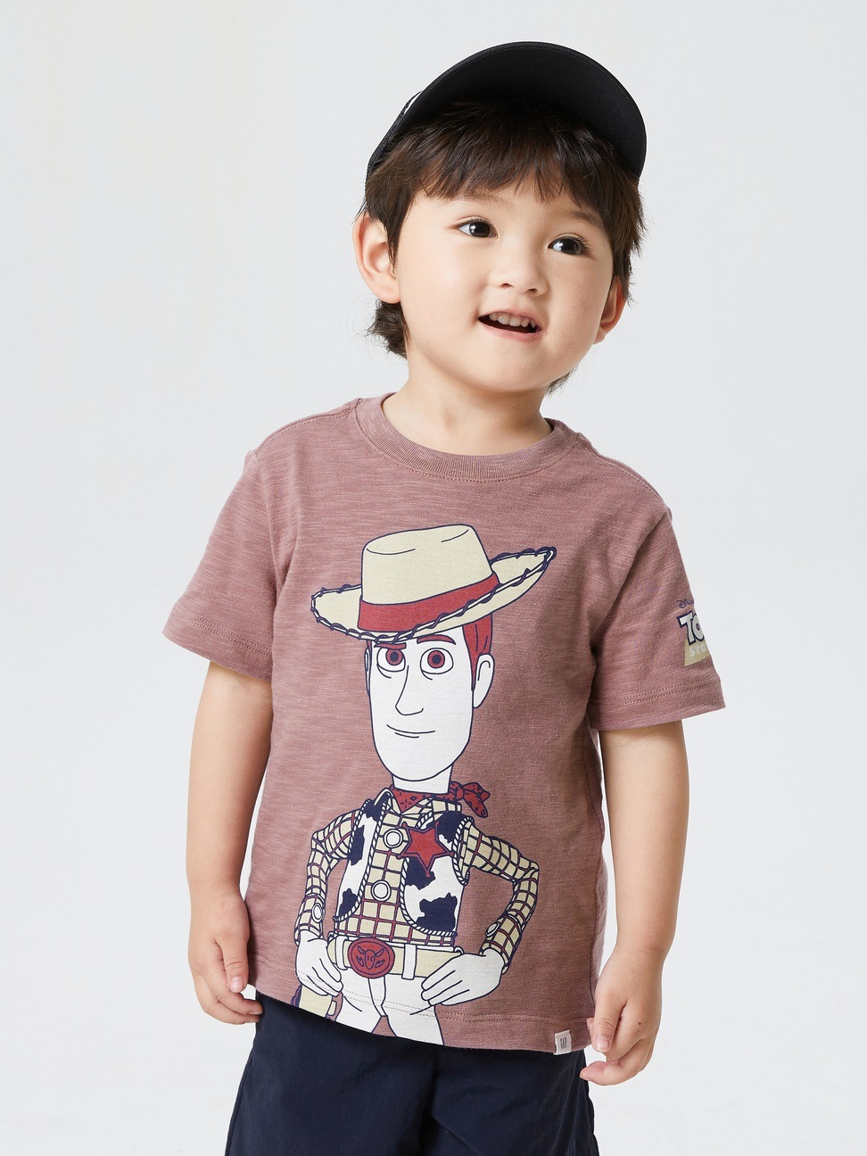 男幼童裝|Gap x Toy Story聯名 純棉印花短袖T恤-胡迪印花
