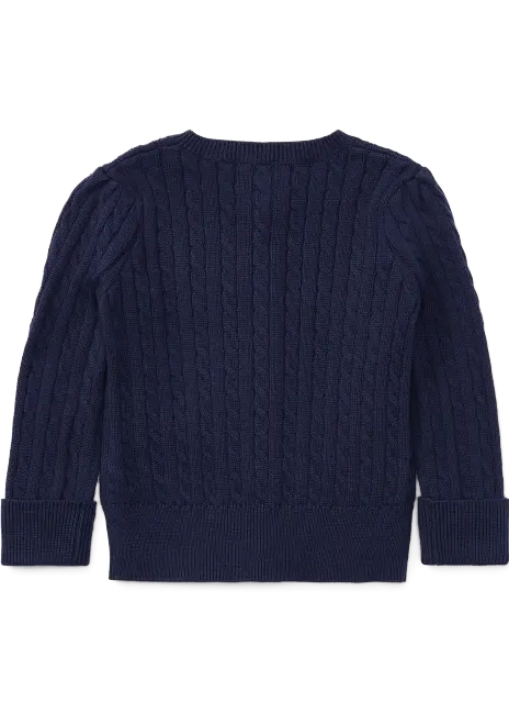 Ralph Lauren Mini-Cable Cotton Cardigan