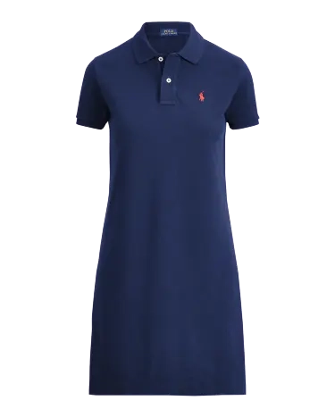 可愛い【POLO RALPH LAUREN】COTTON MESH POLO DRESS 関/送込み Cotton Mesh Polo Dress in Blue | Ralph Lauren® HK