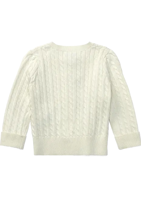 Ralph Lauren Mini-Cable Cotton Cardigan