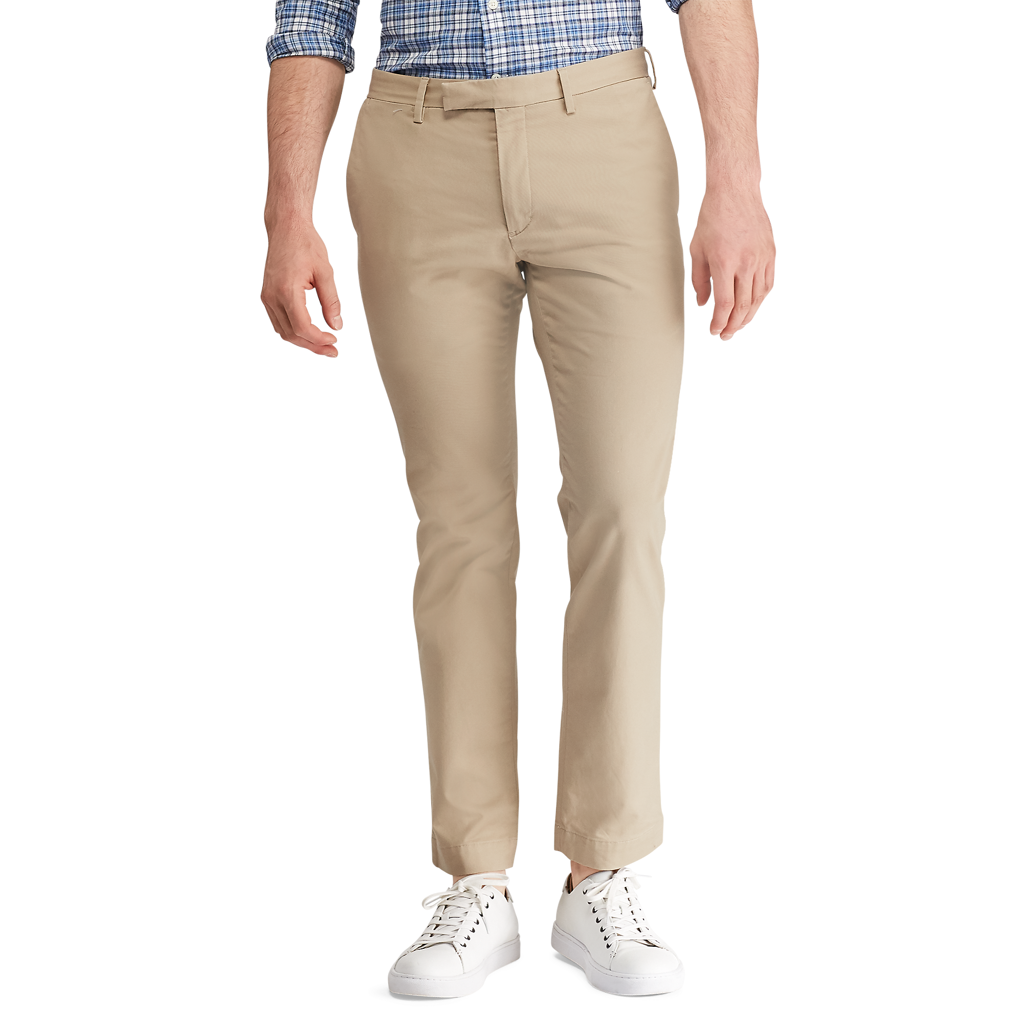 Stretch Slim Fit Chino Pant in Khaki | Ralph Lauren® HK