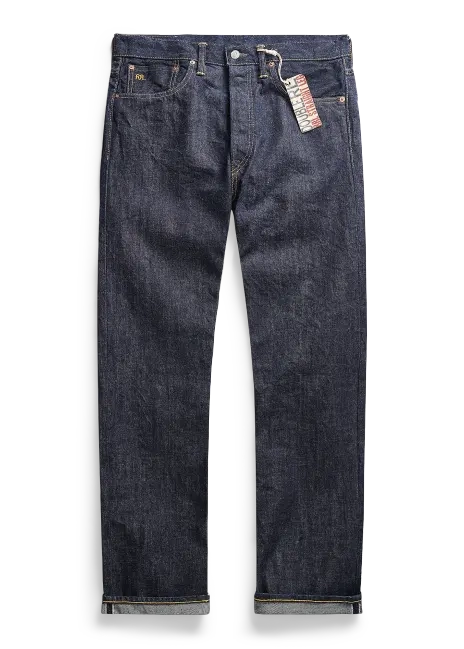 Ralph Lauren Straight Fit Once-Washed Selvedge Jean