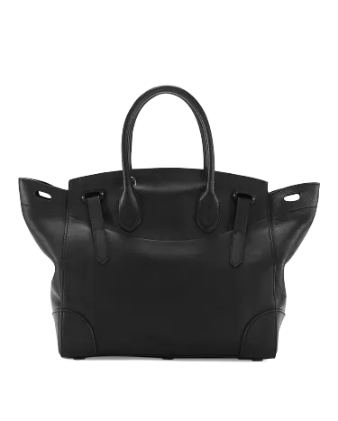 トートバッグ Ralph Lauren Leather Soft Ricky 33 Bag (435189535001 BLACK) s7-1020852_lifestyle?$rl_4x5_pdp$