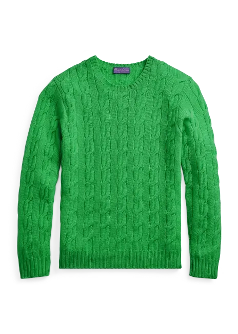 Ralph Lauren Cable-Knit Cashmere Sweater