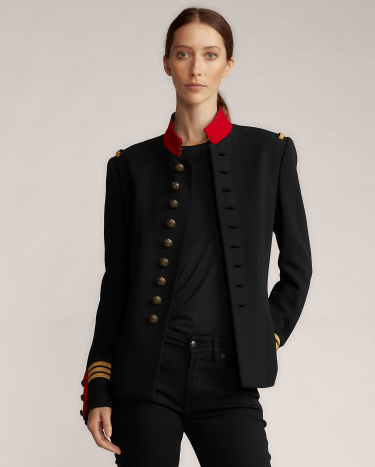Wilmington Double-Faced Wool Jacket in Black | Ralph Lauren® HK