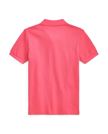 The Iconic Mesh Polo Shirt in Pink | Ralph Lauren® HK