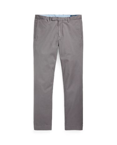 Stretch Slim Fit Chino Pant in Grey | Ralph Lauren® HK