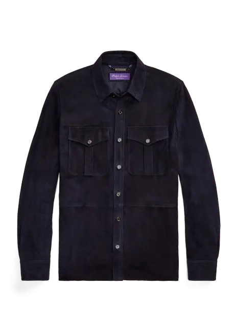 Ralph Lauren Suede Overshirt