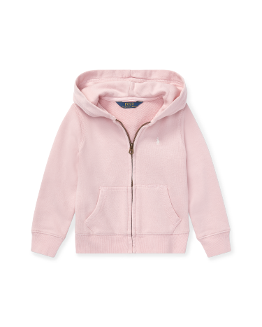 Fleece Full-Zip Hoodie in Pink | Ralph Lauren® HK