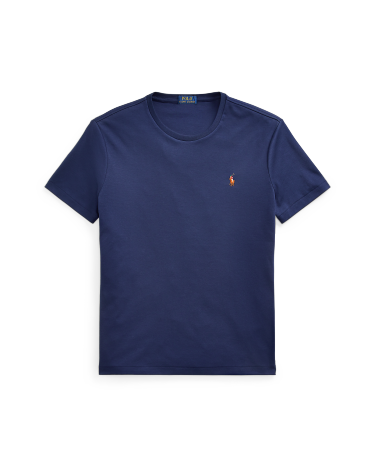 ★★POLO RALPH LAUREN★★ Custom Slim Soft Cotton Tee Navy M Custom Slim Fit Soft Cotton Polo Shirt | Ralph Lauren