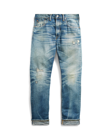 Slim Fit Ridgway Selvedge Jean in Blue | Ralph Lauren® HK