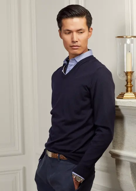 Ralph Lauren Cashmere V-Neck Sweater