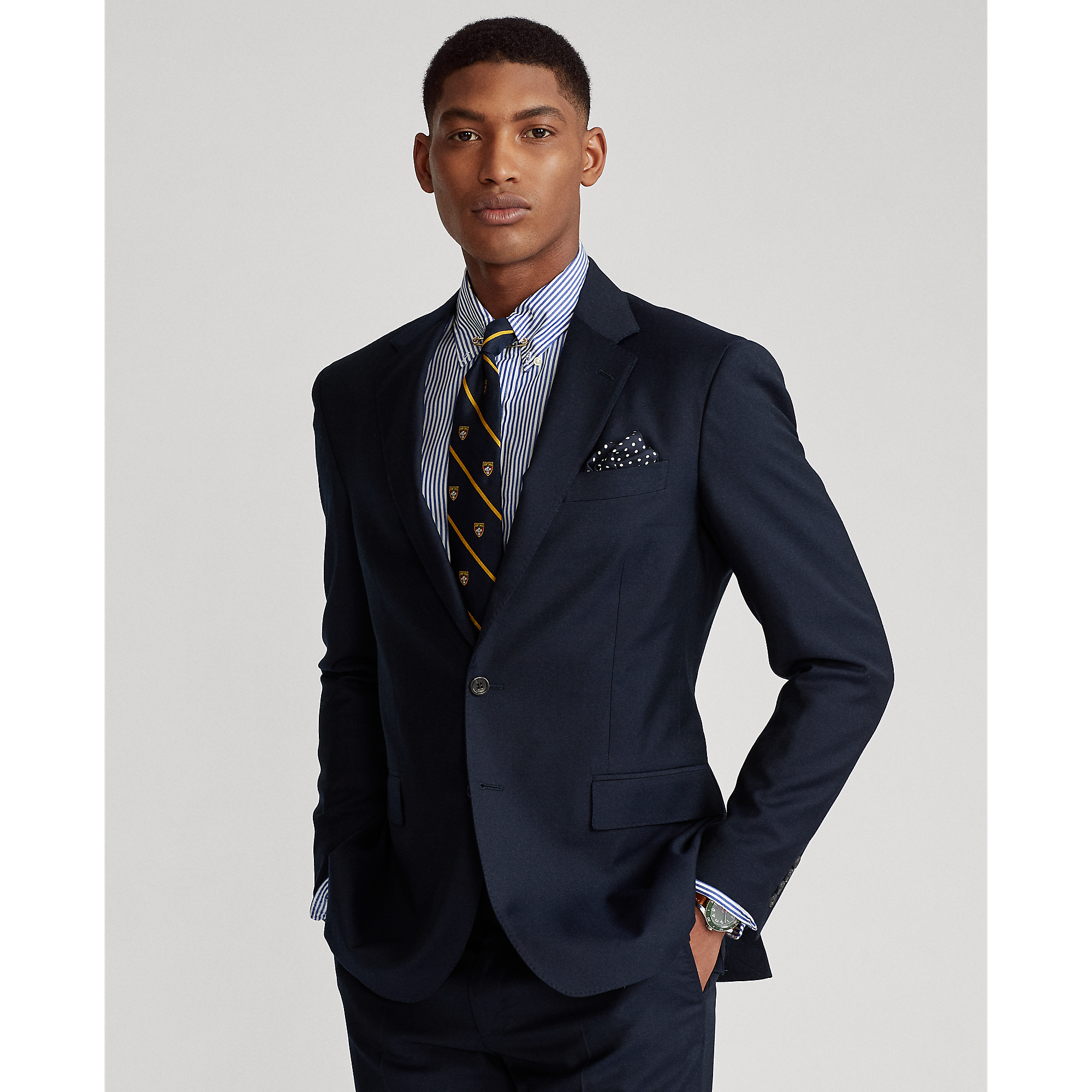 Polo Tailored Wool Twill Suit in Blue | Ralph Lauren® HK