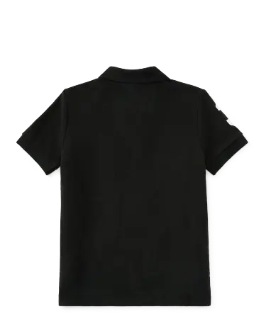 Big Pony Cotton Mesh Polo Shirt in Black | Ralph Lauren® HK