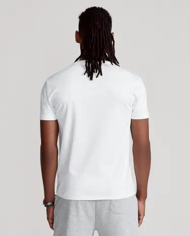 ★POLO RALPH LAUREN★ Custom Slim Soft Cotton Tee White MNPO Custom Slim Fit Soft Cotton T-Shirt in White | Ralph Lauren® HK