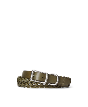 Horseshoe-Buckle Leather Belt in Dark Brown | Ralph Lauren® HK