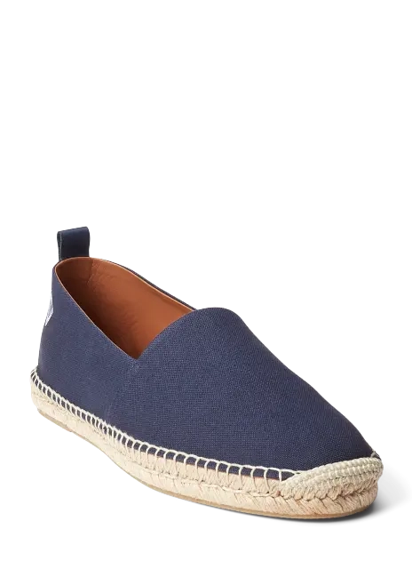 Ralph Lauren Bosworth Monogram Canvas Espadrille