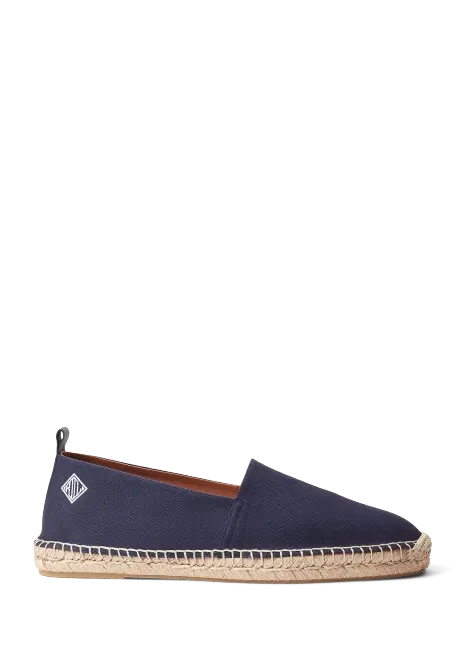 Ralph Lauren Bosworth Monogram Canvas Espadrille