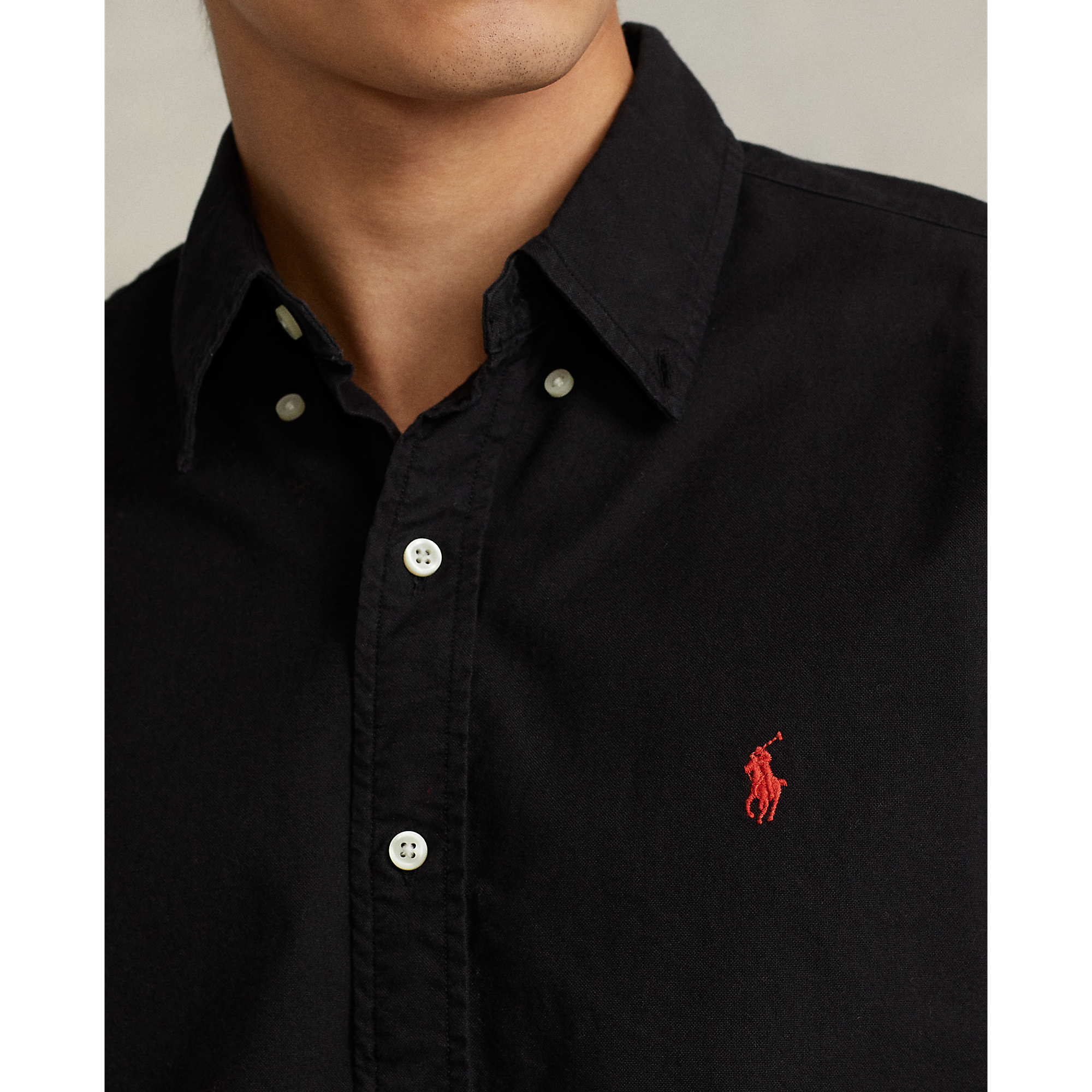Polo Ralph Lauren カジュアルシャツ 黒 0401125A0114 01AA498ECBF5176963CF951216B450