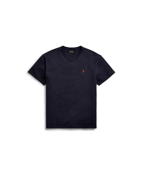 Custom Slim Fit Soft Cotton T-Shirt in Navy | Ralph Lauren® HK