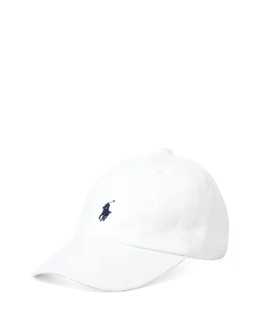 The Iconic Cotton Chino Ball Cap 白 Men's Ralph Lauren Iconic Cotton Chino Ball Cap | Chicago
