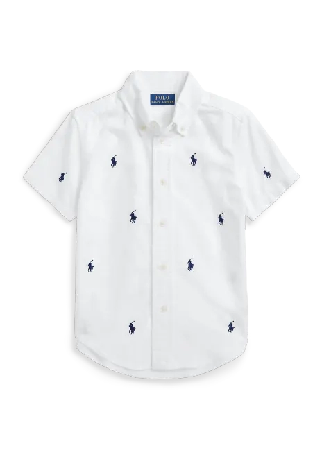Ralph Lauren Polo Pony Oxford Short-Sleeve Shirt