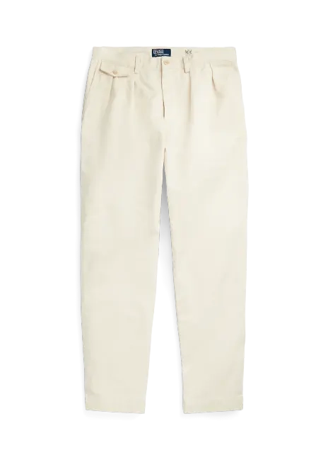 Ralph Lauren Whitman Relaxed Fit Pleated Chino Pant