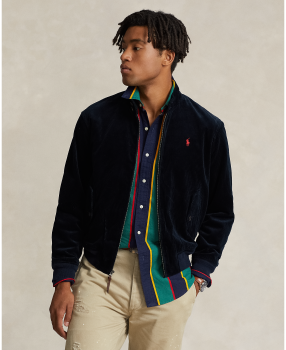 Poplin Coach's Jacket in Navy | Ralph Lauren® HK