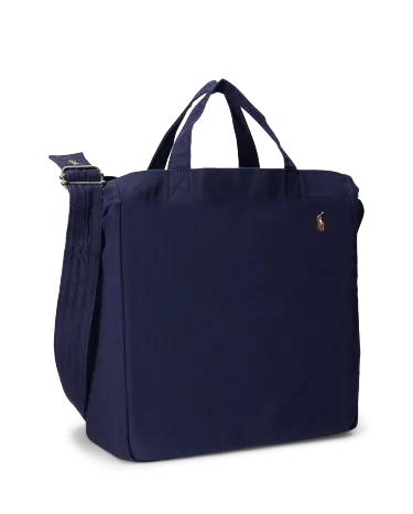■POLO RALPH LAUREN■ Canvas Shopper Tote Grey MAPOBGS0G6201 Genuine Polo Ralph Lauren Canvas Shopper Tote Bag - Gray | eBay
