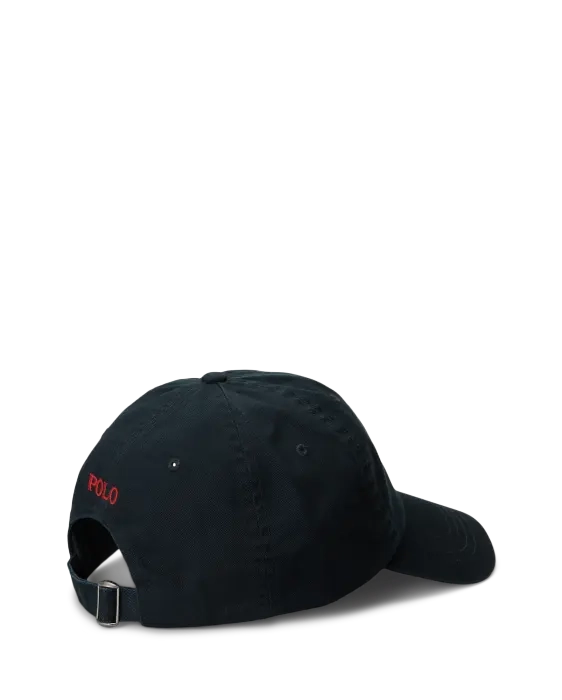 The Iconic Cotton Chino Ball Cap in Black | Ralph Lauren® HK