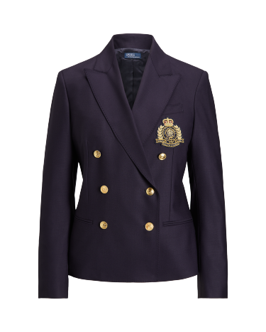 ボトムスその他 Lauren Ralph Lauren Double-Breasted Navy Blue Blazer Ralph Lauren USA Blue Crest Double Breasted Blazer Jacket sz