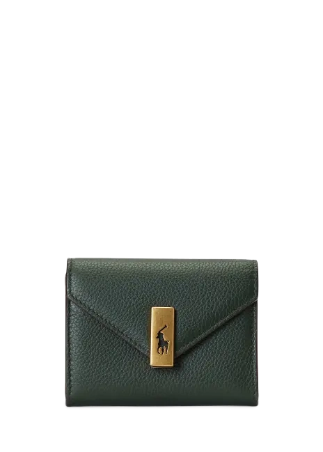 Ralph Lauren Polo ID Leather Fold-Over Card Case