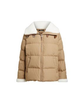 Belted Diamond-Quilted Jacket in Tan | Ralph Lauren® HK