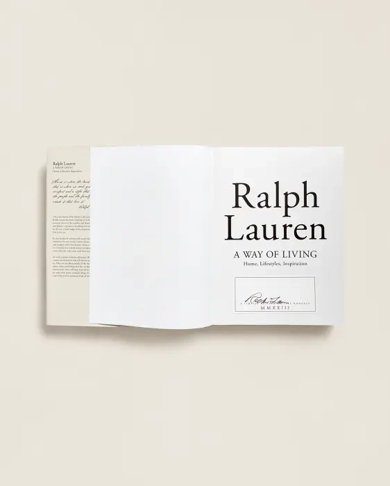 Ralph Lauren: A Way of Living (Signed) in Black | Ralph Lauren® HK