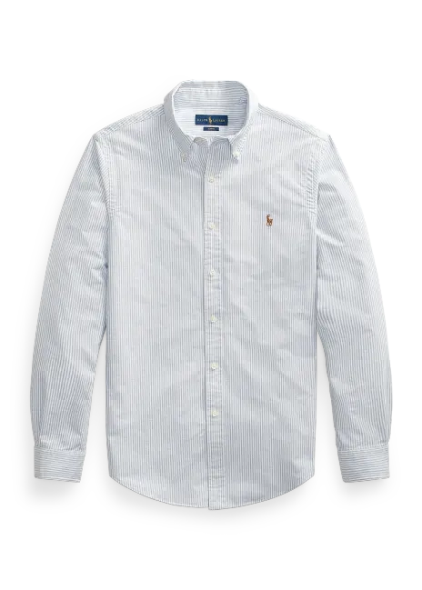 Ralph Lauren Slim Fit Striped Oxford Shirt