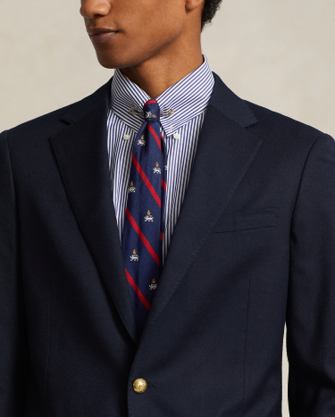 Polo Modern Fit Gabardine Blazer in Navy | Ralph Lauren® HK