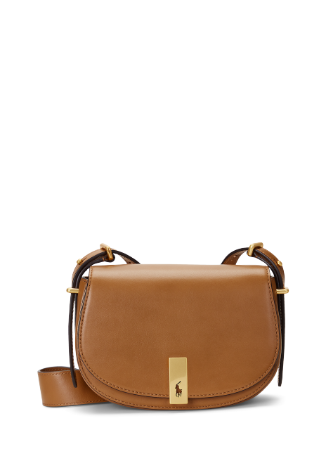 Ralph Lauren Polo ID Calfskin Mini Saddle Bag