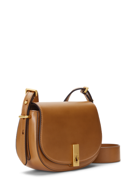 Ralph Lauren Polo ID Calfskin Mini Saddle Bag