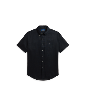 Classic Fit Linen Shirt in Black | Ralph Lauren® HK
